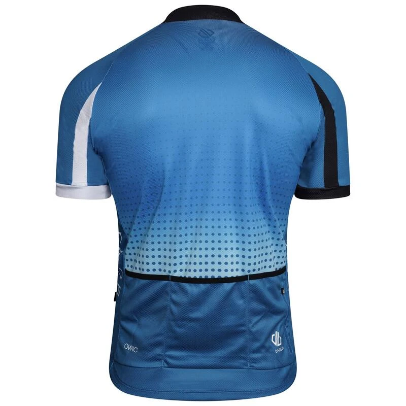 Dare 2b AEP VIrtuosity Homme Cyclosport Maillot Manches Courtes - Dégradé Bleu / Blanc 2 Dare 2b AEP VIrtuosity Homme Cyclosport Maillot Manches Courtes - Dégradé Bleu / Blanc – Image 2
