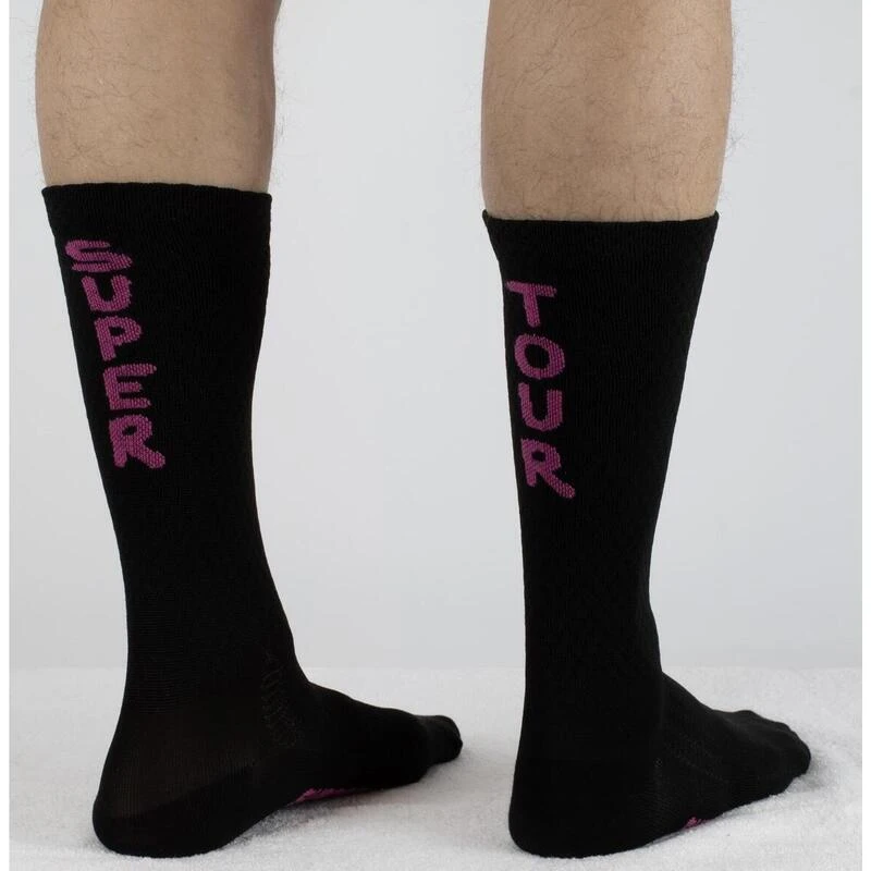 Chaussettes Verticale Rose 1 Chaussettes Verticale Rose