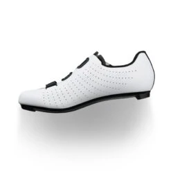 Fizik Chaussures Vélo - Tempo R5 Powerstrap Blanc/Noir -Shimano Soldes Boutique chaussures velo tempo r5 powerstrap blancnoir 3
