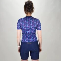 Cuissard Cyclisme Femme Bleu Ecoresponsable -Shimano Soldes Boutique cuissard cyclisme femme bleu ecoresponsable 4
