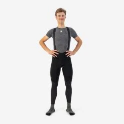 Rogelli Cuissard Long Velo Avec Bretelless Avec Peau Homme - Distance -Shimano Soldes Boutique cuissard long velo avec bretelless avec peau homme distance 2