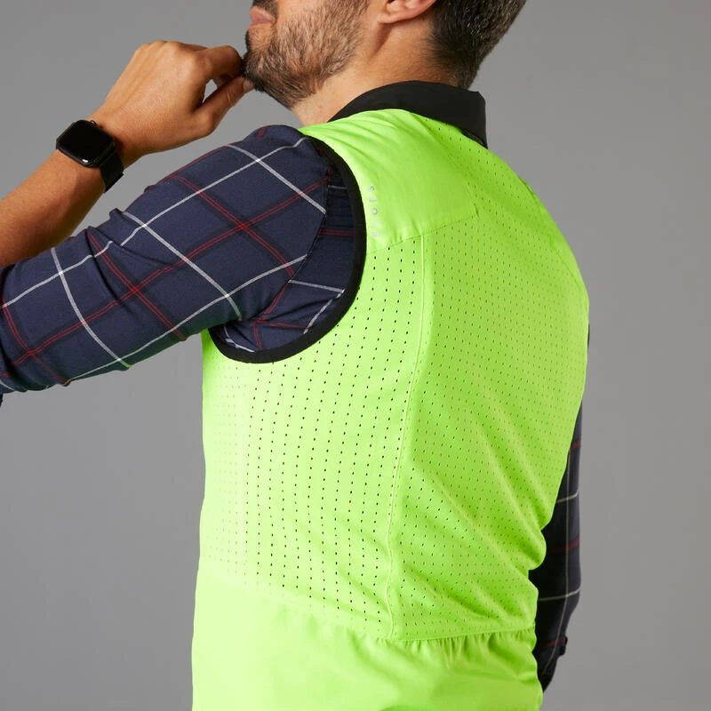 BTWIN GILET VELO SANS MANCHE REVERSIBLE CERTIFIE EPI VISIBILITE JOUR NUIT 560 HOMME 3 BTWIN GILET VELO SANS MANCHE REVERSIBLE CERTIFIE EPI VISIBILITE JOUR NUIT 560 HOMME – Image 3
