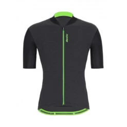 Santini Gravel - Maillot - Unisex - Noir - Vélo