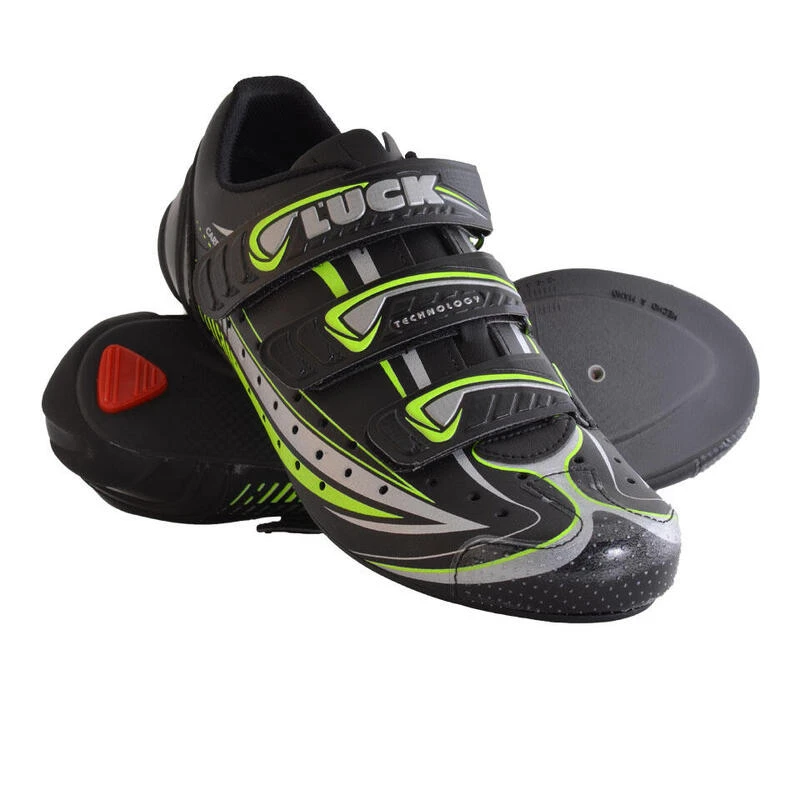 Luck Mega Noir | Chaussures De Vélo De Route Pour Hommes 2 Luck Mega Noir | Chaussures De Vélo De Route Pour Hommes – Image 2