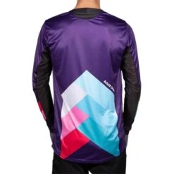 Stay Strong Maillot BMX Manches Longues Staystrong - Chevron Violet -Shimano Soldes Boutique maillot bmx manches longues staystrong chevron violet 2