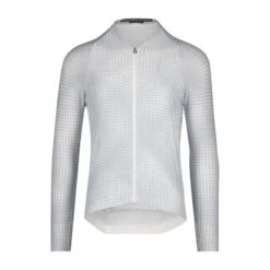 Bioracer Maillot Cycliste à Manches Longues Pour Hommes - Gris - Optic Art