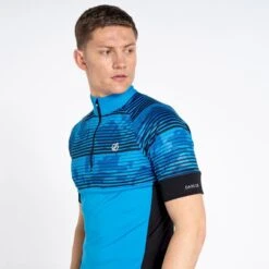 Dare 2b Maillot De Cyclisme STAY THE COURSE Homme (Bleu Clair) -Shimano Soldes Boutique maillot de cyclisme stay the course homme bleu clair 3