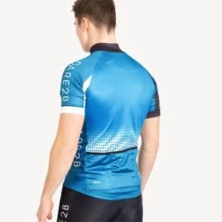 Dare 2b Maillot De Cyclisme VIRTUOSITY Homme (Bleu Pétrole / Blanc / Noir) -Shimano Soldes Boutique maillot de cyclisme virtuosity homme bleu petrole blanc noir 3