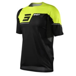 Maillot Manches Courtes Shot Revolt Noir/Jaune -Shimano Soldes Boutique maillot manches courtes shot revolt noirjaune 3