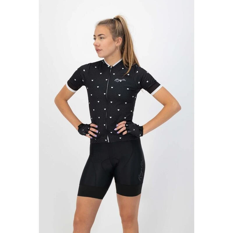 Rogelli Maillot Manches Courtes Velo Femme - Hearts 2 Rogelli Maillot Manches Courtes Velo Femme - Hearts – Image 2