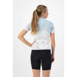 Rogelli Maillot Manches Courtes Velo Femme - Marble -Shimano Soldes Boutique maillot manches courtes velo femme marble 2