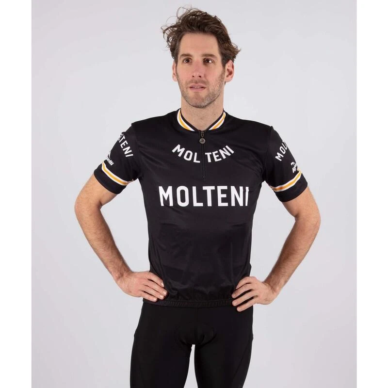 Rogelli Maillot Manches Courtes Velo Homme - Molteni 4 Rogelli Maillot Manches Courtes Velo Homme - Molteni â Image 4