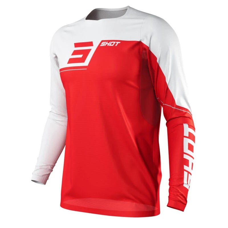 Maillot Manches Longues Shot Revolt Rouge Enfant 1 Maillot Manches Longues Shot Revolt Rouge Enfant