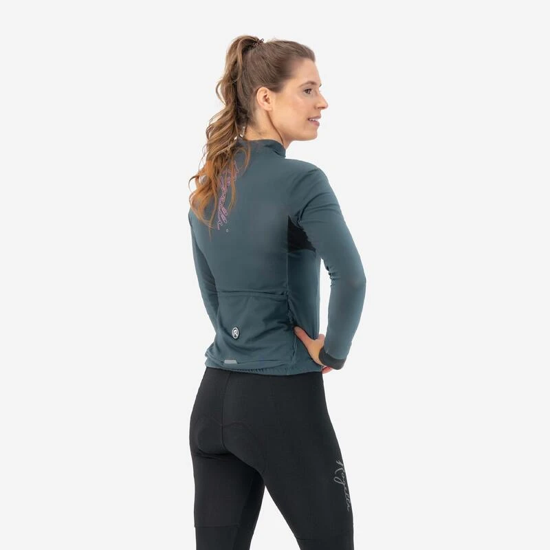 Rogelli Maillot Manches Longues Velo Femme - Distance 3 Rogelli Maillot Manches Longues Velo Femme - Distance – Image 3