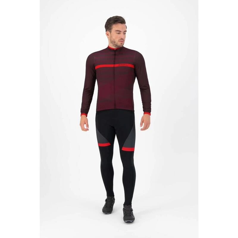 Rogelli Maillot Manches Longues Velo Homme - Stripe 2 Rogelli Maillot Manches Longues Velo Homme - Stripe – Image 2