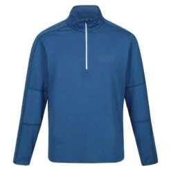 Regatta Makhill Maillot De Vélo Zippé à Moitié Pour Homme - Bleu -Shimano Soldes Boutique makhill maillot de velo zippe a moitie pour homme bleu 2