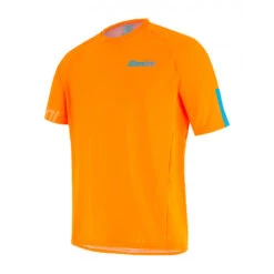 Santini Sasso - Maillot Mtb - Unisex - Orange-fluo - Vélo 7 Santini Sasso - Maillot Mtb - Unisex - Orange-fluo - Vélo -Shimano Soldes Boutique sasso maillot mtb unisex orange fluo velo 2