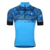 Dare 2b Stay The Course II T-shirt De Cyclisme Zippé à Moitié Pour Homme - Bleu Vif