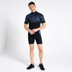 Dare 2b Stay The Course II T-shirt De Cyclisme Zippé à Moitié Pour Homme - Noir -Shimano Soldes Boutique stay the course ii t shirt de cyclisme zippe a moitie pour homme noir 3