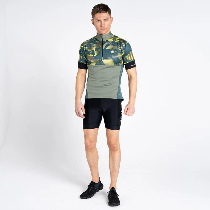 Dare 2b Stay The Course II T-shirt De Cyclisme Zippé à Moitié Pour Homme - Vert 4 Dare 2b Stay The Course II T-shirt De Cyclisme Zippé à Moitié Pour Homme - Vert – Image 4