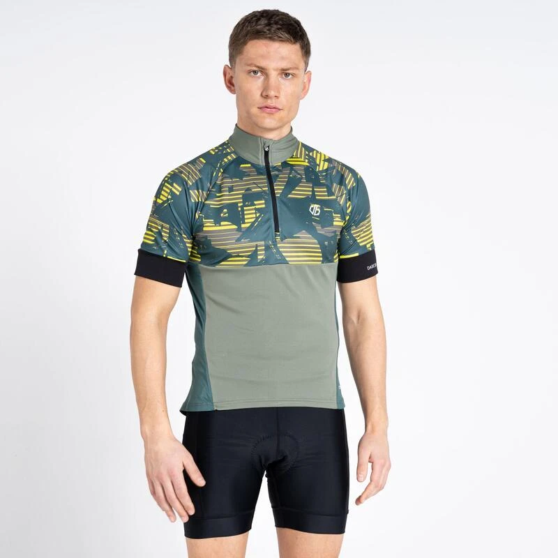 Dare 2b Stay The Course II T-shirt De Cyclisme Zippé à Moitié Pour Homme - Vert 5 Dare 2b Stay The Course II T-shirt De Cyclisme Zippé à Moitié Pour Homme - Vert – Image 5