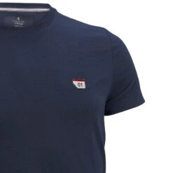 T-shirt Made In France - Brigade Du Pavé Dossard Bleu -Shimano Soldes Boutique t shirt made in france brigade du pave dossard bleu 2