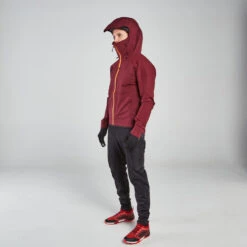 Rockrider VESTE COUPE PLUIE VELO VTT EXPL 700 BORDEAUX -Shimano Soldes Boutique veste coupe pluie velo vtt expl 700 bordeaux 2