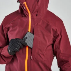 Rockrider VESTE COUPE PLUIE VELO VTT EXPL 700 BORDEAUX -Shimano Soldes Boutique veste coupe pluie velo vtt expl 700 bordeaux 3